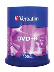 DVD+R 16x CB 4,7GB Verbatim 100 pieces