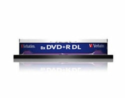 DVD+DL 8x CB 8,5GB Verbatim silverS 10 pieces