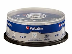 Verbatim M-DISC BD-R 4x 25 GB Blu-ray blanks (4 times, 25 pieces)