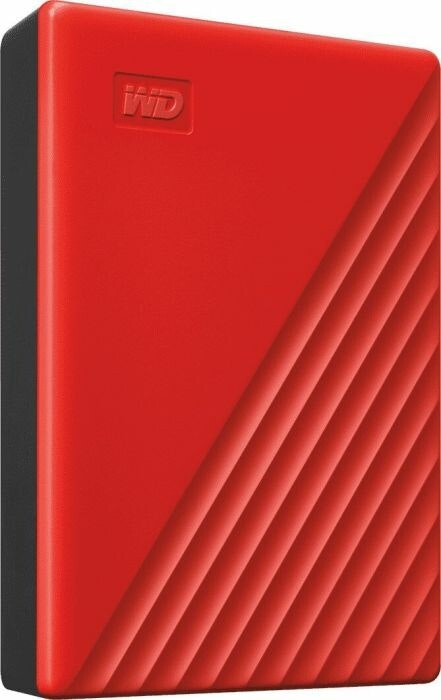 WD My Passport 4 TB, hard disk (red, Micro USB 3.2 B gene 1)