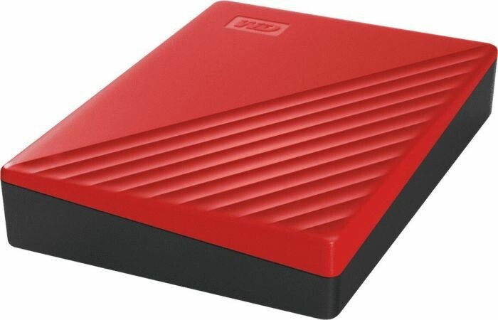 WD My Passport 4 TB, hard disk (red, Micro USB 3.2 B gene 1)
