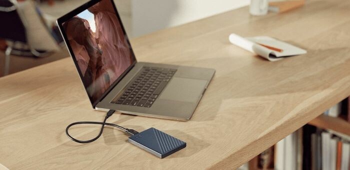 WD My Passport Ultra Mac Blå extern hårddisk 5 TB