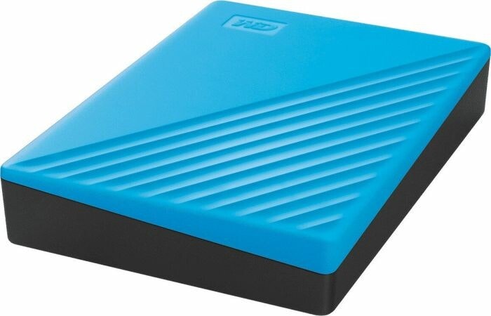 WD My Passport 4 TB, hard disk (blue, Micro USB 3.2 B gene 1)