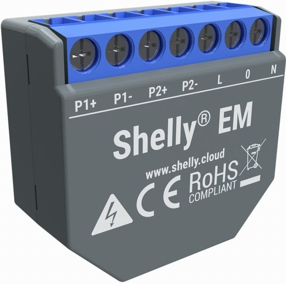 Shelly EM, energy saving