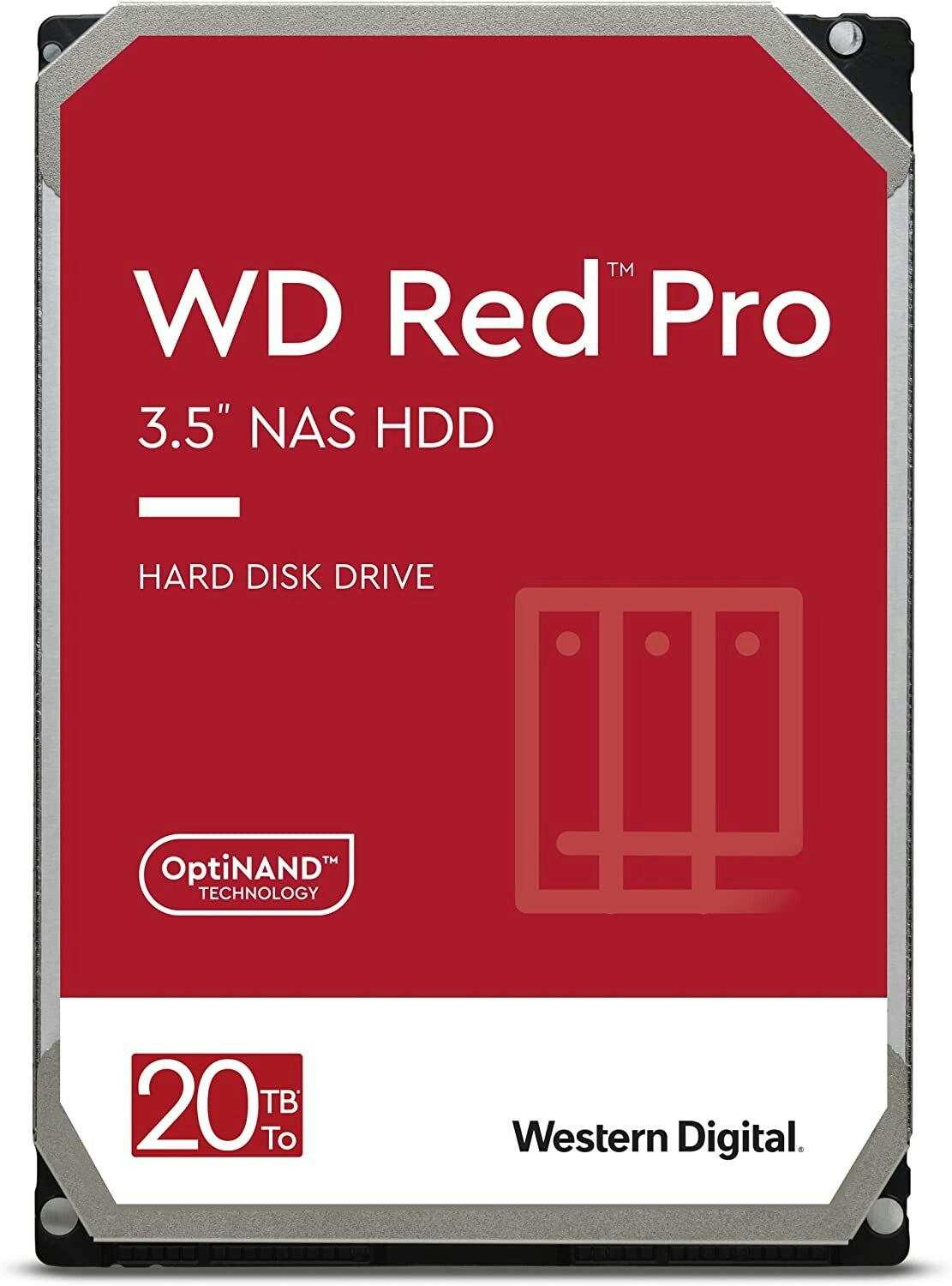 WD Red Pro NAS Hårddisk WD201KFGX 20TB 3.5" SATA-600 7200rpm