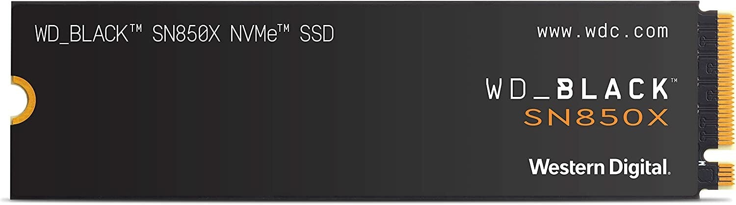 WD_BLACK SN850X NVMe SSD Solid state-drev WDS100T2X0E 1TB M.2 PCI Express 4.0 x4 (NVMe)