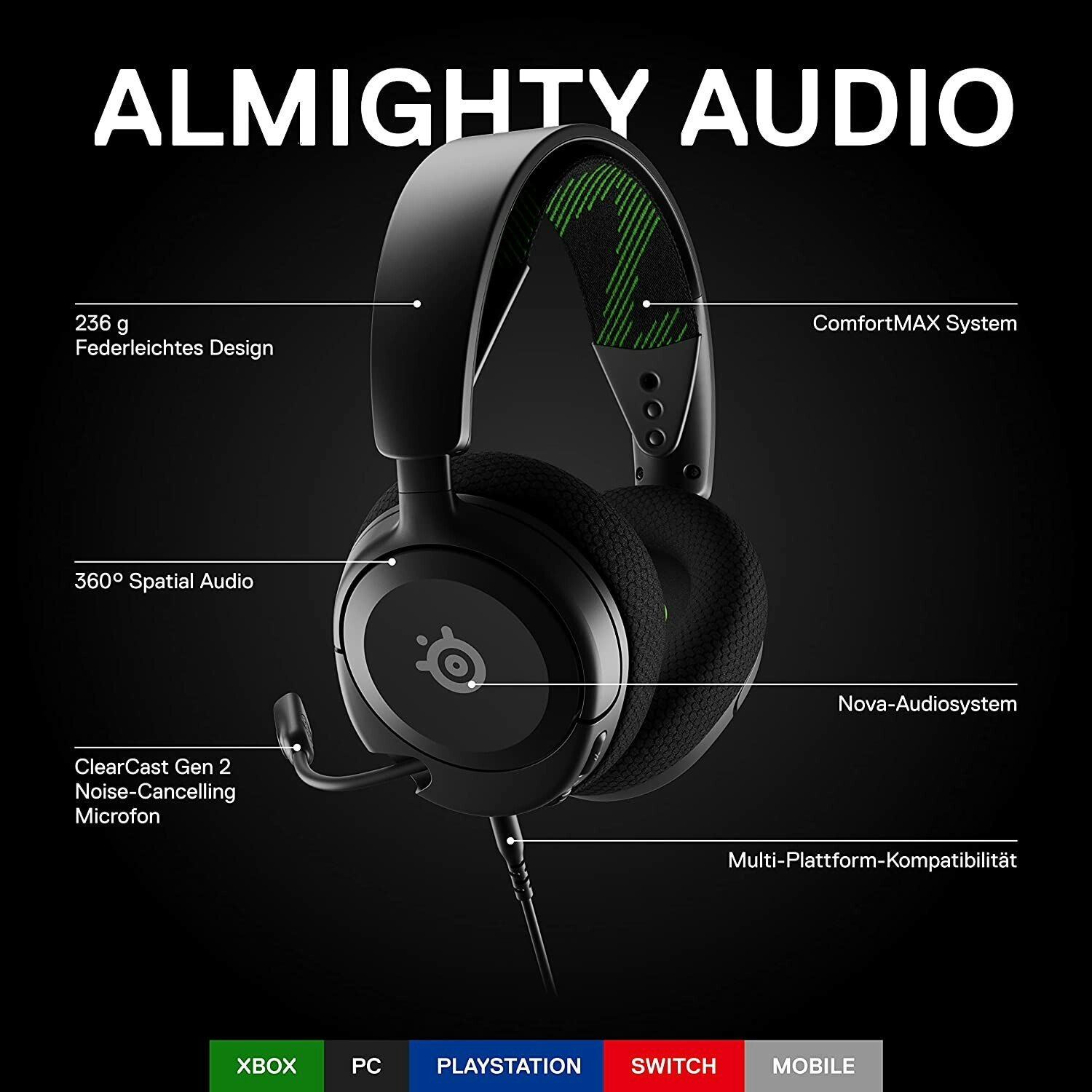 SteelSeries Arctis Nova 1X Gaming headset