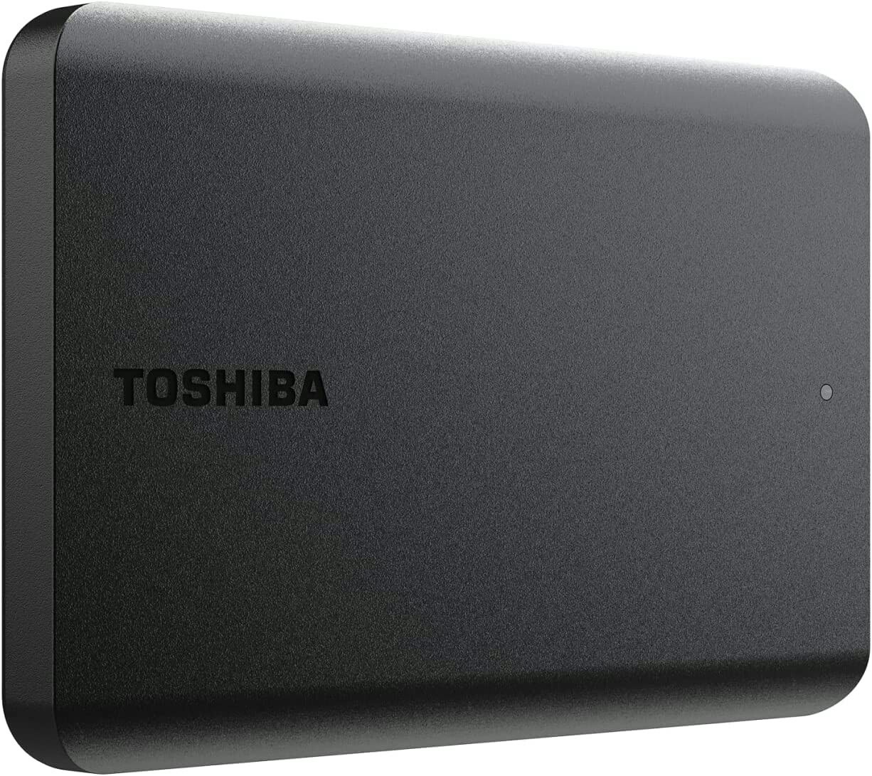 Toshiba Canvio Basics 2022 4 TB External Hard Drive (black, Micro-USB-B 3.2 Gen 1 (5 Gbit/s))