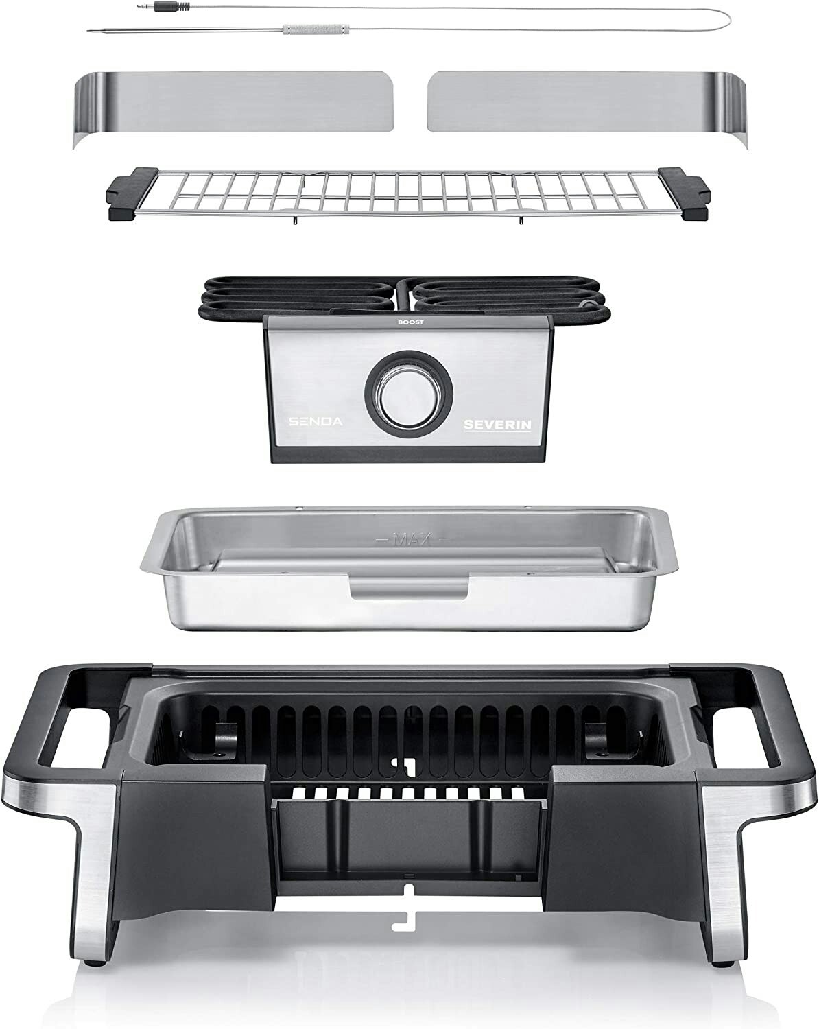 Severin Elgrill bord 500°C PG8113 VO GTS Senoa Boost