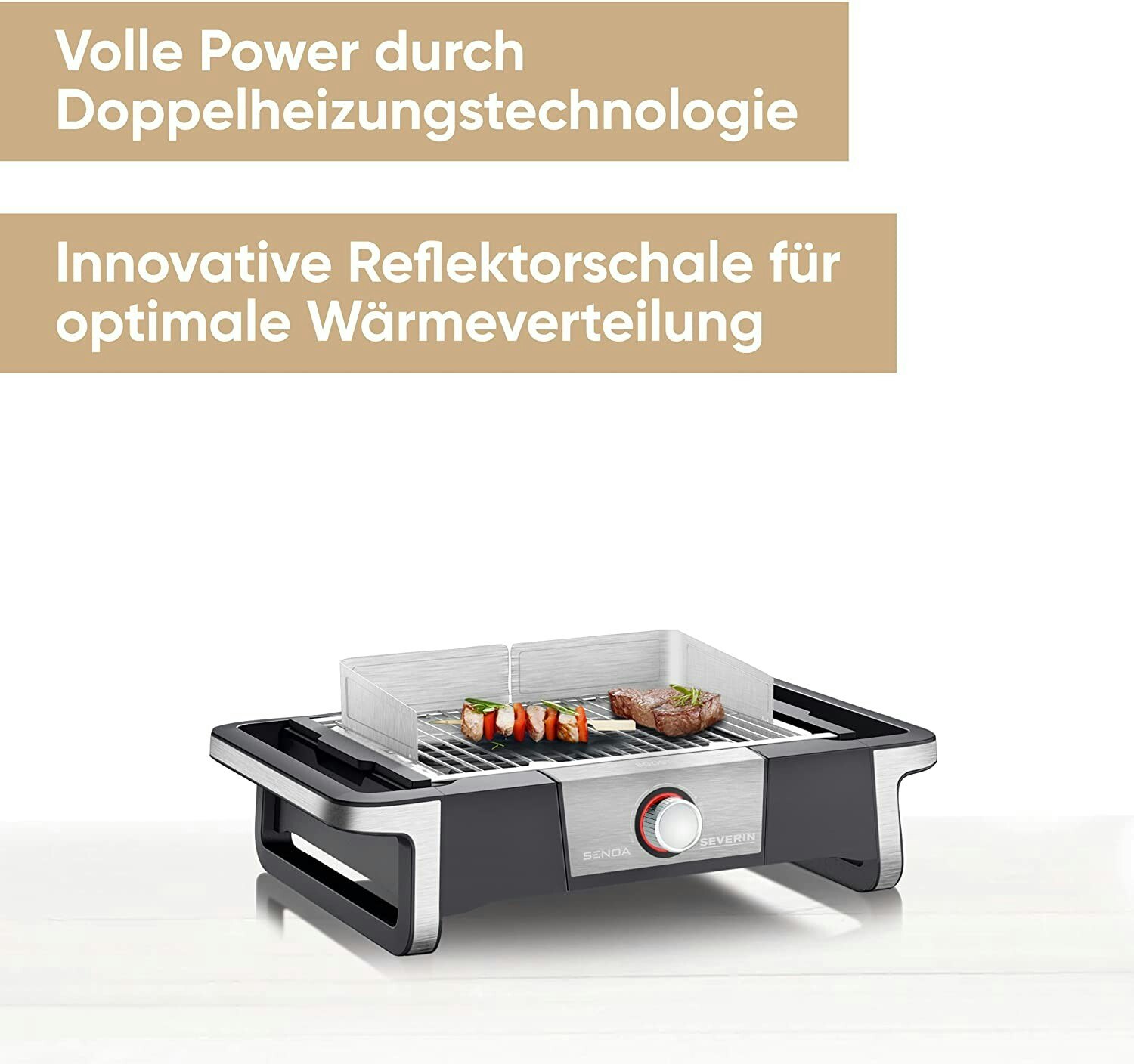 Severin Elgrill bord 500°C PG8113 VO GTS Senoa Boost