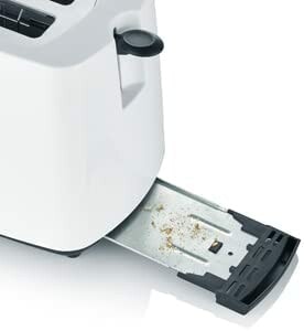 Severin AT 2286 Brödrost 2-skivor Vit