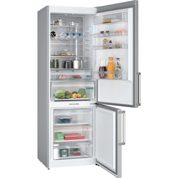 Siemens KG49NAICT iQ500, fridge/freezer combination (stainless steel)