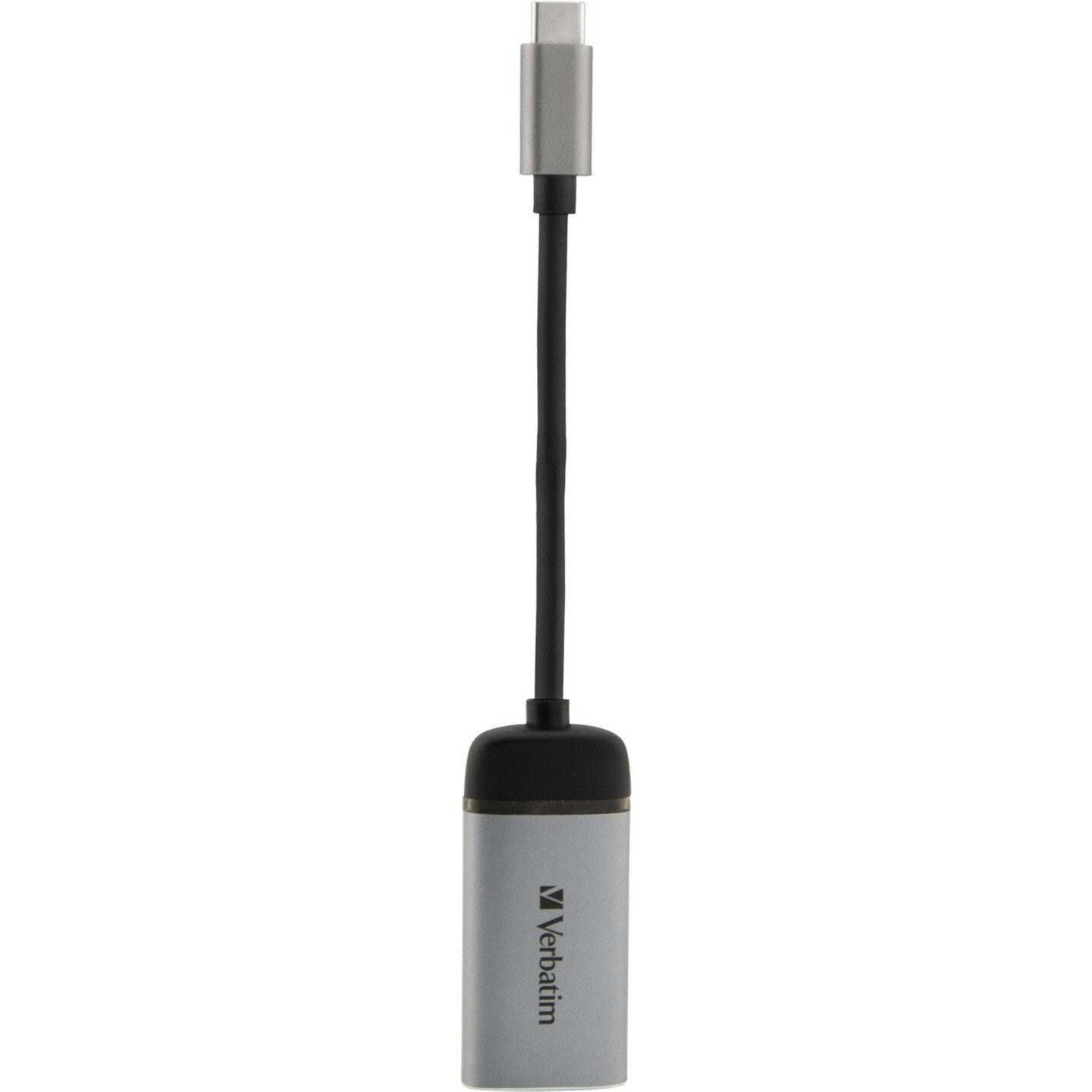 Verbatim USB adapter, USB-C male > HDMI female (silver/black, 10cm, 4K 60Hz)
