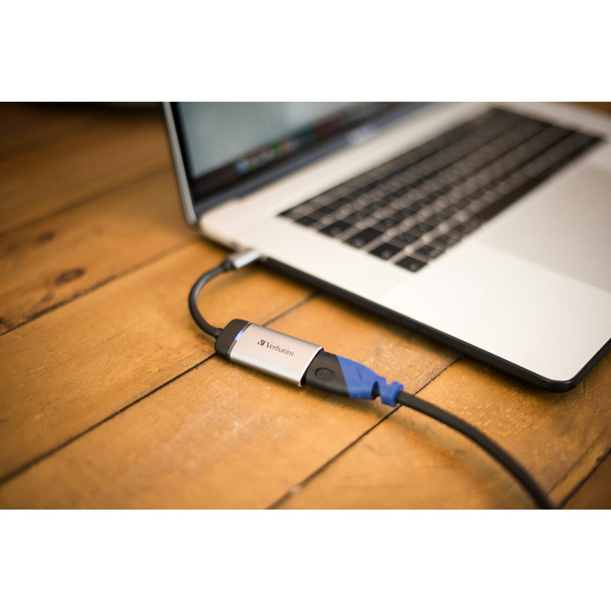 Verbatim USB adapter, USB-C male > HDMI female (silver/black, 10cm, 4K 60Hz)