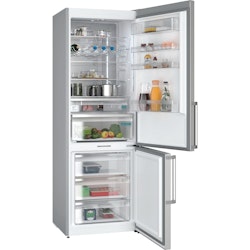 Siemens KG49NAIBT iQ500, fridge/freezer combination (stainless steel)