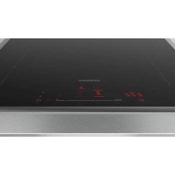 Siemens EH645HFB1E iQ300, independent hob (black/stainless steel, 60 cm, Home Connect)