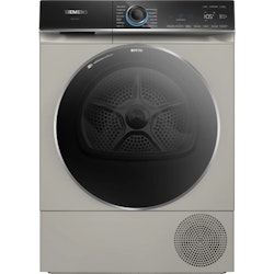 Siemens WQ46B2DX40 iQ700, heat pump condenser dryer (silver/stainless steel, 60 cm, Home Connect)