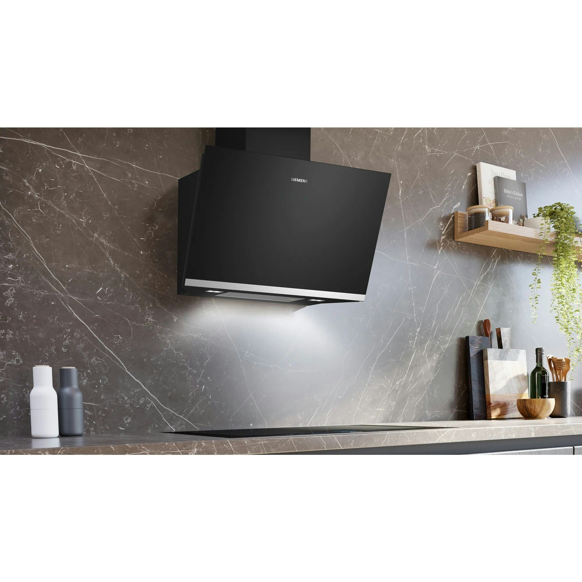 Siemens LC81KAN60 iQ500, extractor hood (black, 80 cm, Home Connect)