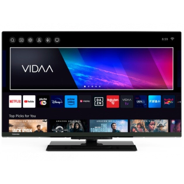 Toshiba 32WV3E63DAZ, LED TV - 32 - black, WXGA, HDR, triple tuner, VIDAA