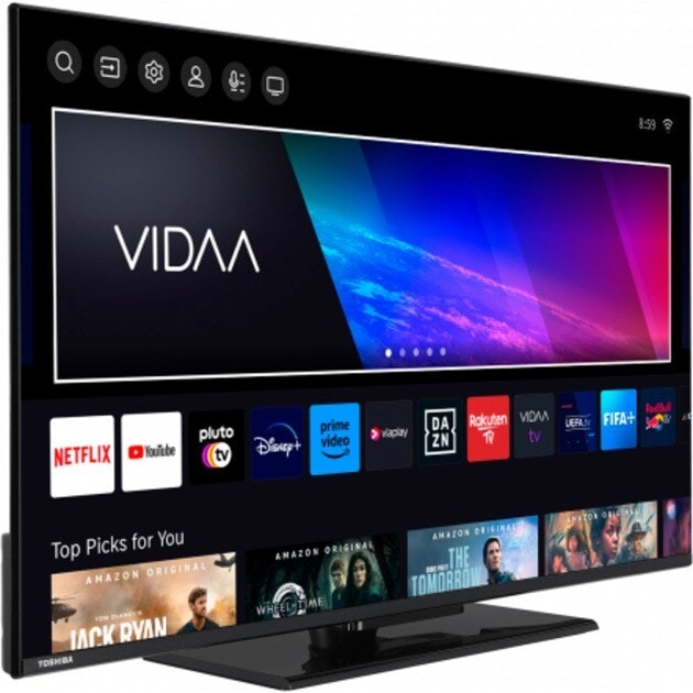 Toshiba 43UV3463DAW, LED TV - 43 - black, UltraHD/4K, triple tuner, SmartTV, VIDAA