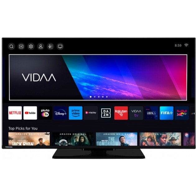 Toshiba 43UV3463DAW, LED TV - 43 - black, UltraHD/4K, triple tuner, SmartTV, VIDAA