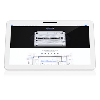 Ubiquiti UniFi Connect Display (55 cm (21.5 inches), white, FullHD PoE++ touchscreen designed for UniFi Connect)