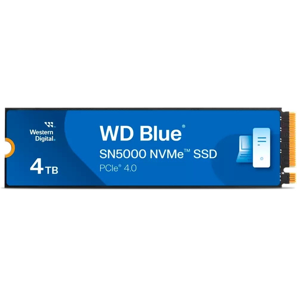WD Blue SN5000 Solid state-drev WDS400T4B0E 4TB M.2 PCI Express 4.0 x4 (NVMe)