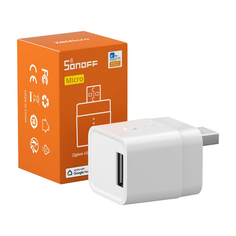 Smart adapter, USB ZigBee switch SONOFF ZBMicro (max 36W)