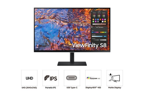 Samsung ViewFinity S8 S27B800P 27" 4K UHD IPS