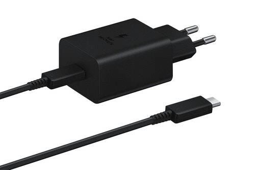 Samsung 45W PD USB-C reseladdare med USB-C-kabel Svart