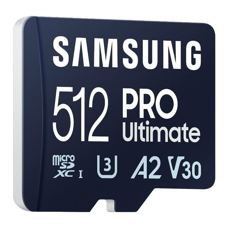 SAMSUNG PRO Ultimate microSD 512 GB, memory card (dark blue, UHS-I U1, Class 10, V10, A1)