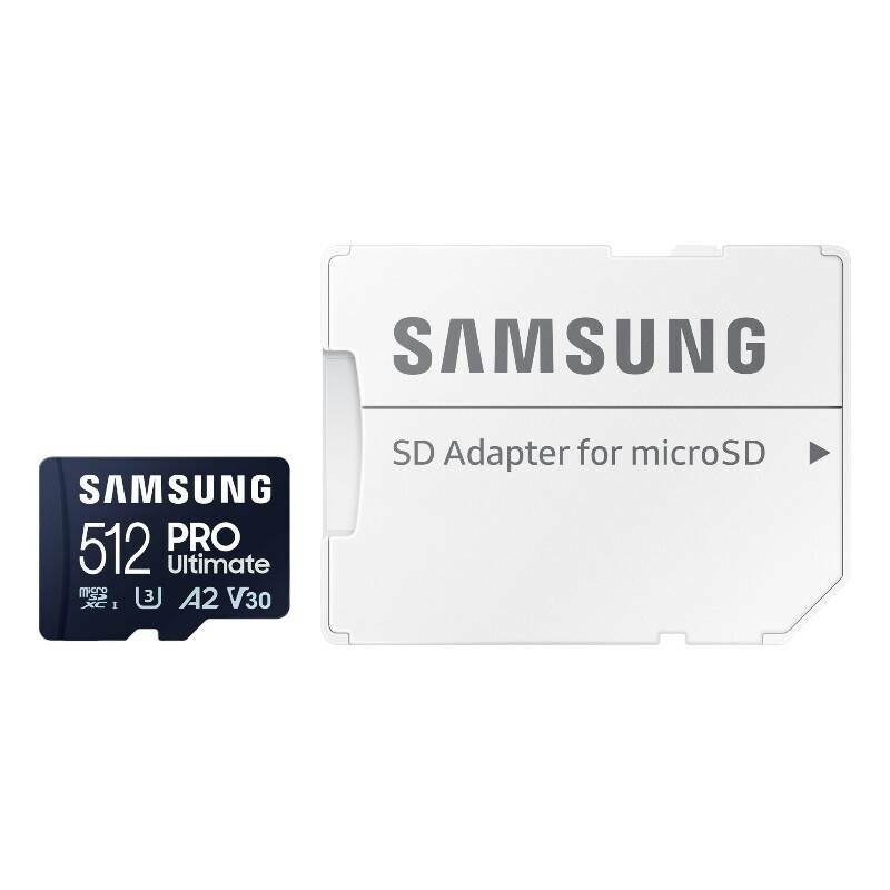 SAMSUNG PRO Ultimate microSD 512 GB, memory card (dark blue, UHS-I U1, Class 10, V10, A1)