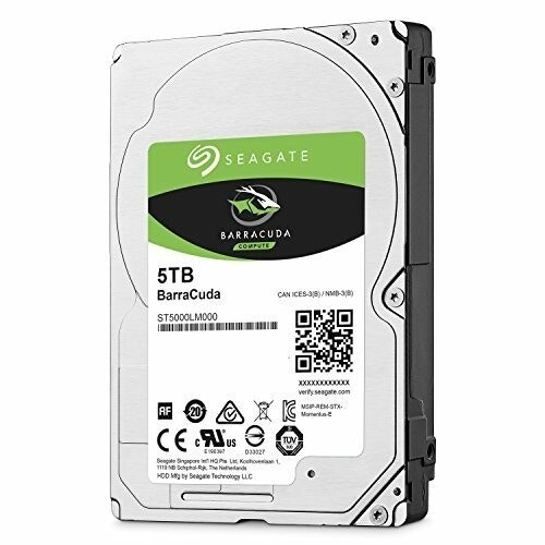 Seagate Guardian BarraCuda Harddisk ST5000LM000 5TB 2.5" SATA-600 5400rpm