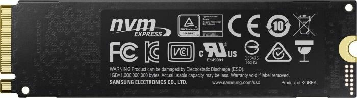 Samsung 970 EVO Plus 2 TB Solid State Drive (black, PCIe Gen 3 x4, M.2 2280)