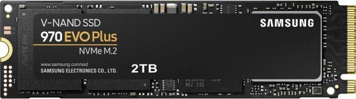 Samsung 970 EVO Plus 2 TB Solid State Drive (black, PCIe Gen 3 x4, M.2 2280)
