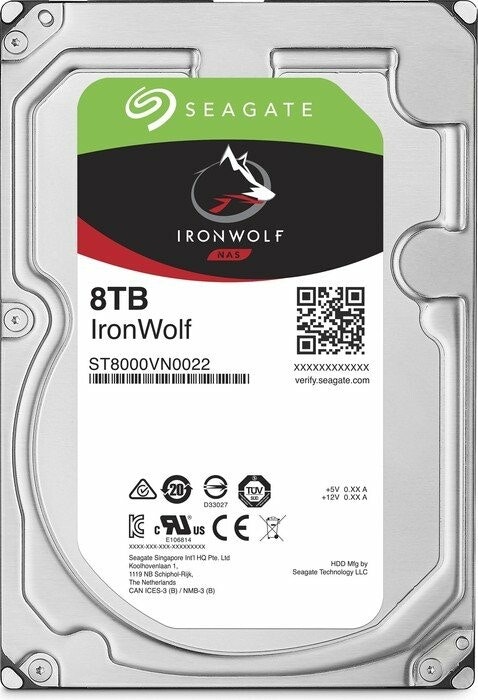 Seagate Ironwolf NAS 8 TB, HDD (SATA 6 GB / s, 3.5 ")