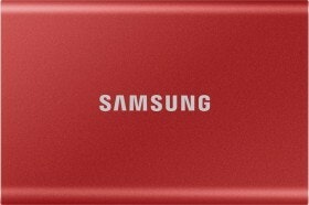 Samsung Portable SSD T7 1TB, external SSD (red, USB-C 3.2 (10 Gbit / s), external)