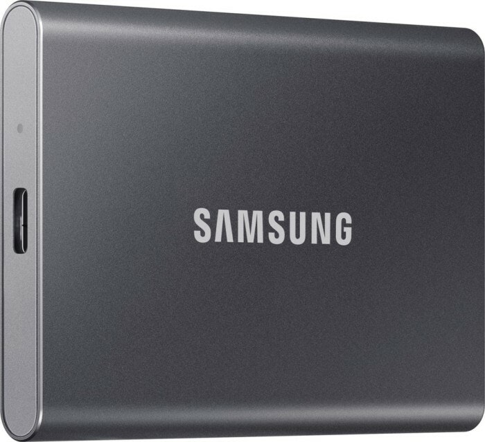 Samsung Portable SSD T7 2TB, external SSD (grey, USB-C 3.2 (10 Gbit / s), external)