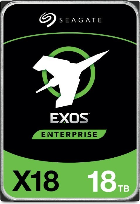 Seagate Exos X18 18 TB Hårddisk (SATA 6 Gb / s, 3.5 ")