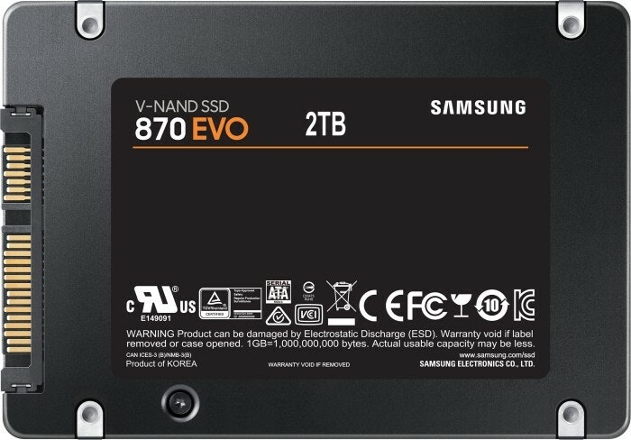 Samsung 870 EVO 2 TB, SSD