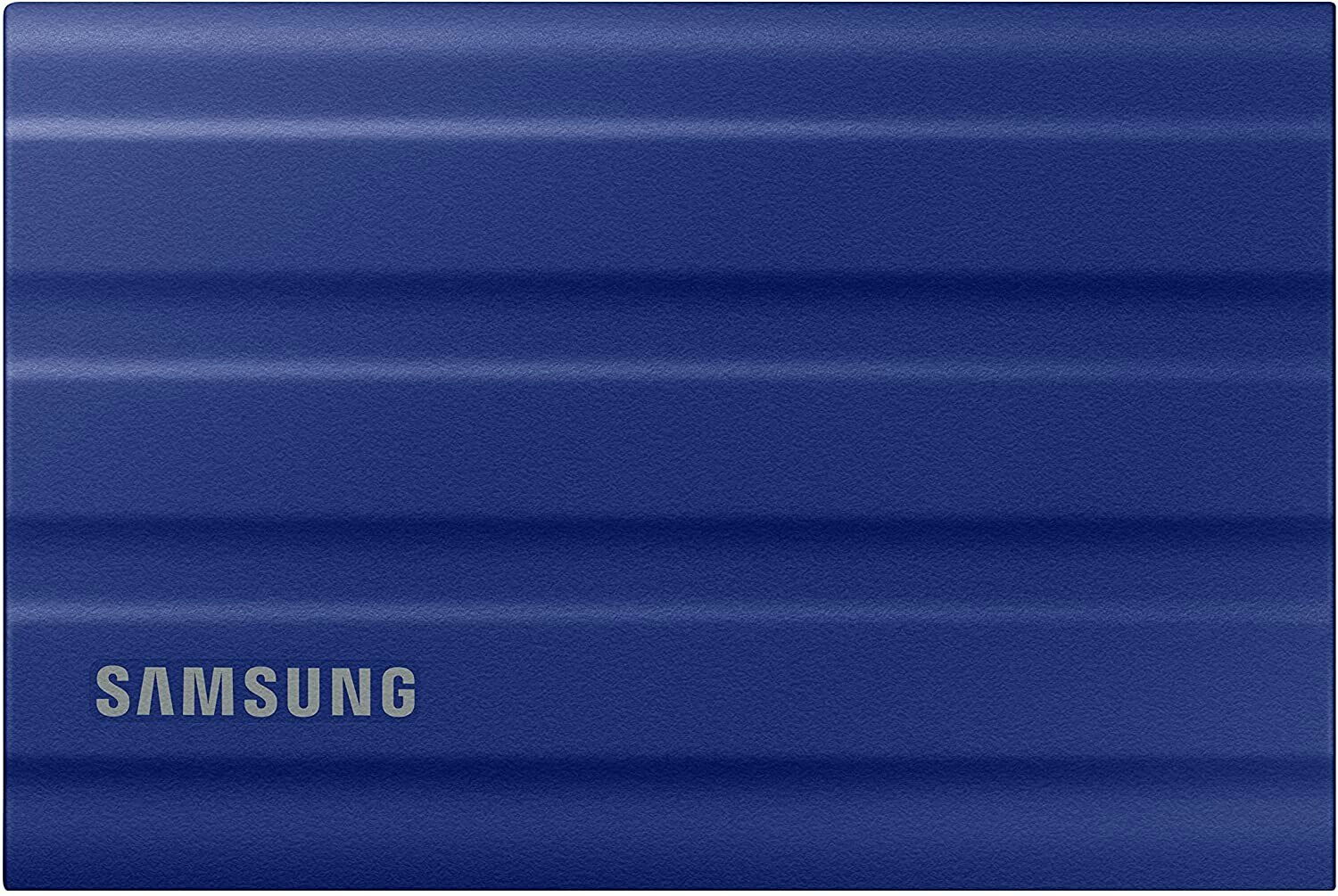 SAMSUNG Portable SSD T7 Shield 2 TB - USB-C 3.2 Gen 2, blue
