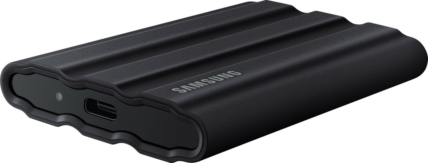 Samsung Portable SSD T7 Shield 4 TB, External SSD (black, USB-C 3.2 Gen 2 (10 Gbit/s), external)