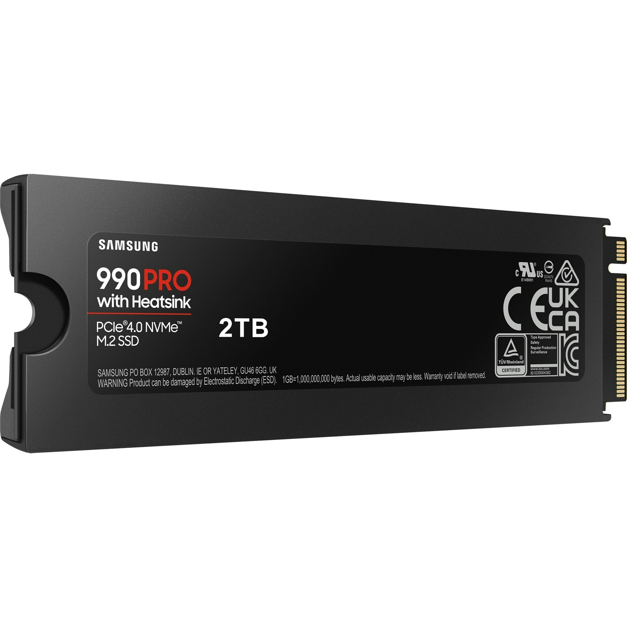 Samsung 990 PRO PCIe 4.0 NVMe M.2 SSD with Heatsink 2TB