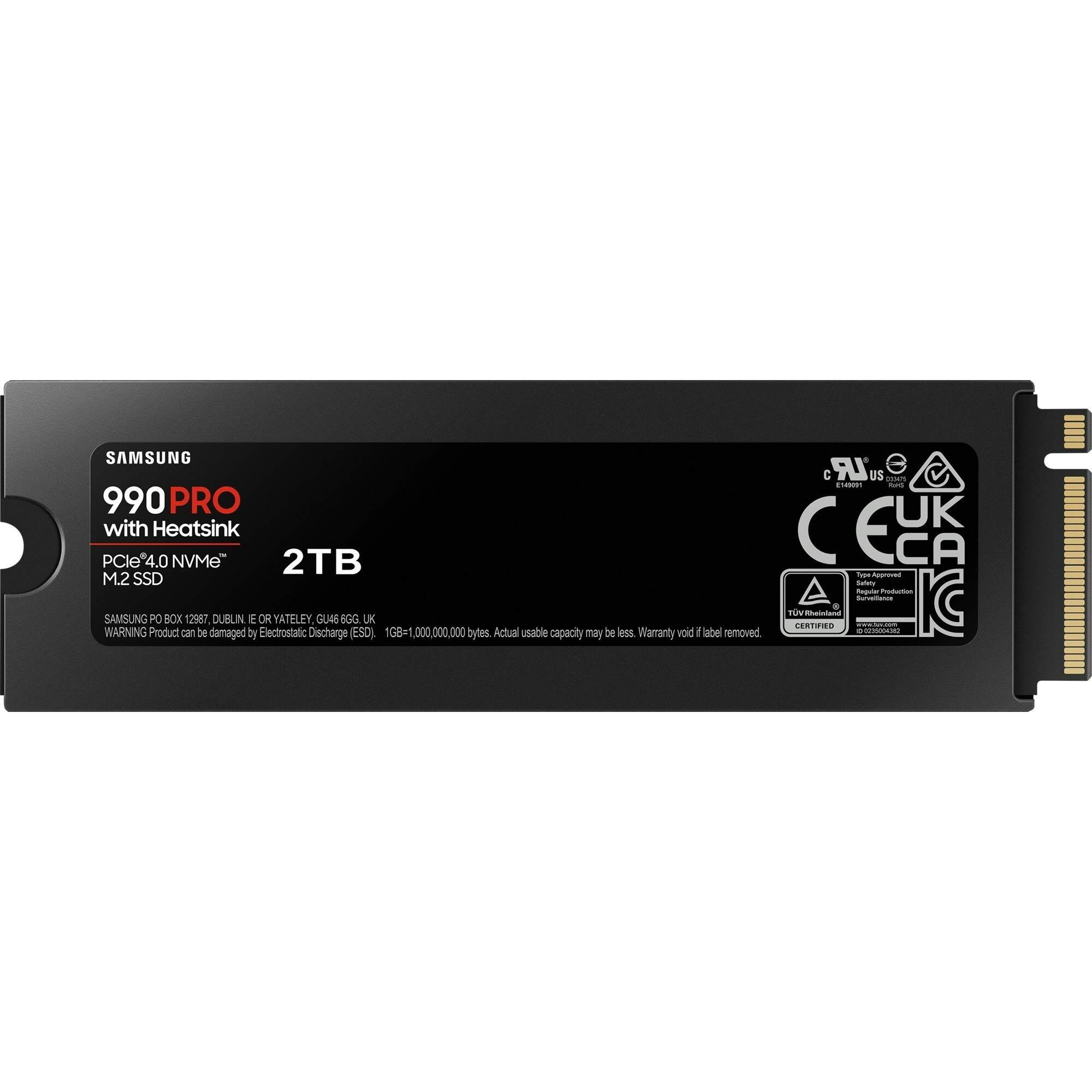 Samsung 990 PRO PCIe 4.0 NVMe M.2 SSD with Heatsink 2TB