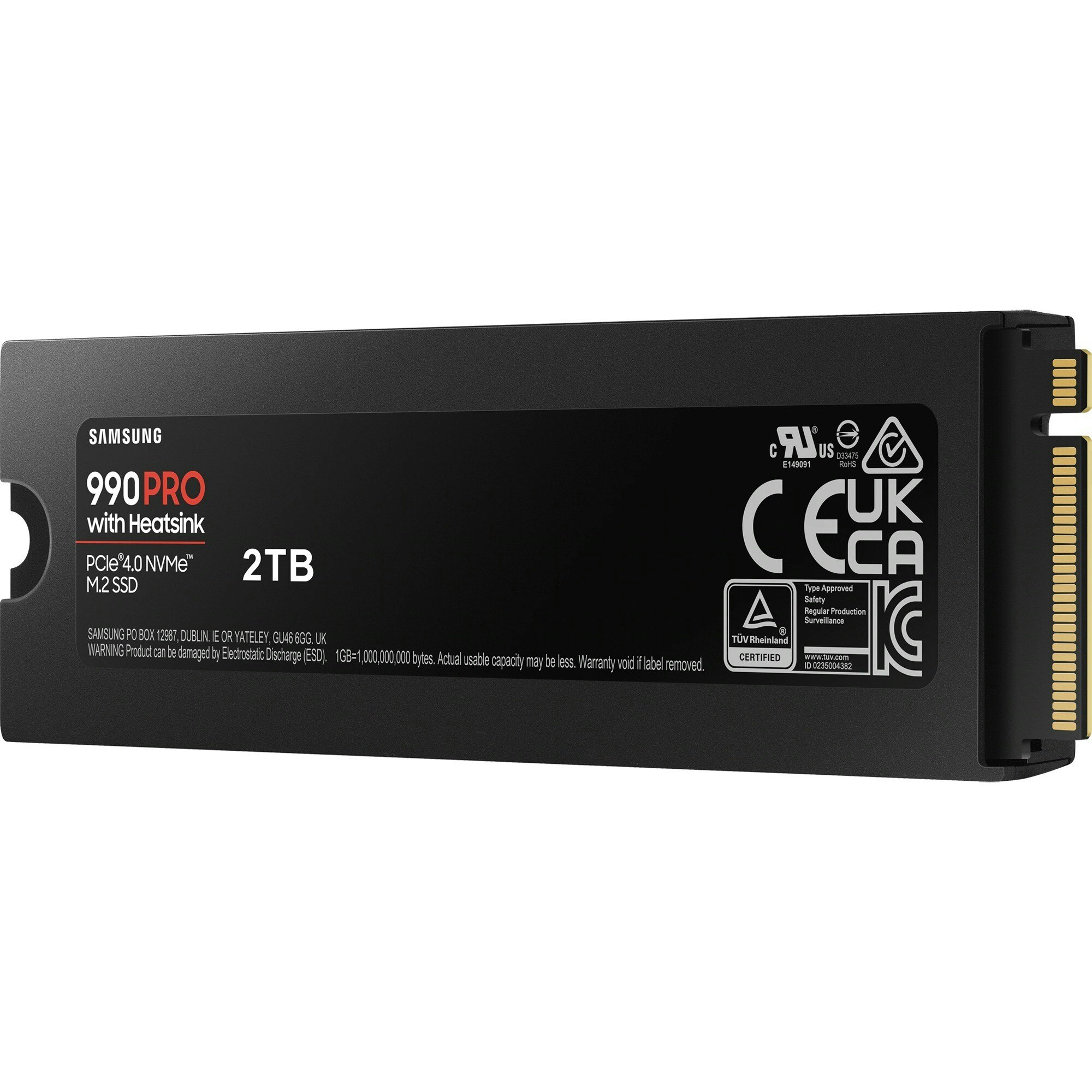 Samsung 990 PRO PCIe 4.0 NVMe M.2 SSD with Heatsink 2TB