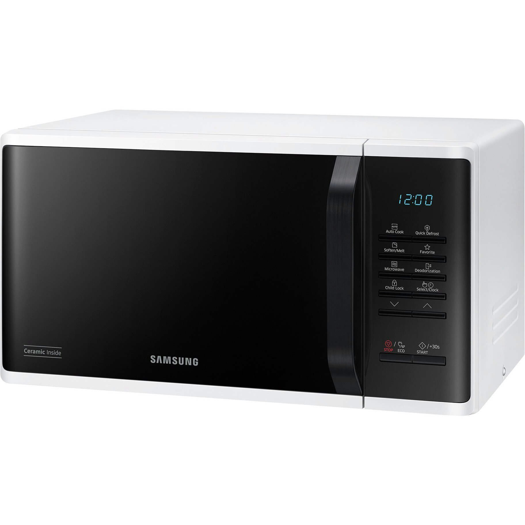 SAMSUNG MS23K3513AW/EN, microwave (black/white)