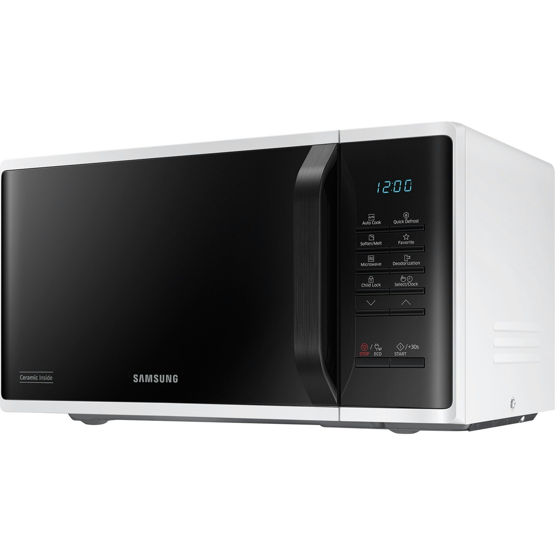 SAMSUNG MS23K3513AW/EN, microwave (black/white)