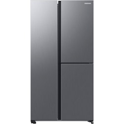 SAMSUNG RH6ACG892DS9EG, side-by-side (stainless steel, food showcase door, AI energy mode, smart conversion, fixed water connection)