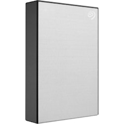 Seagate One Touch with Password 5 TB, External Hard Drive (silver, Micro-USB-B 3.2 Gen 1 (5 Gbit/s))