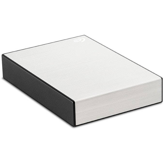 Seagate One Touch with Password 5 TB, External Hard Drive (silver, Micro-USB-B 3.2 Gen 1 (5 Gbit/s))